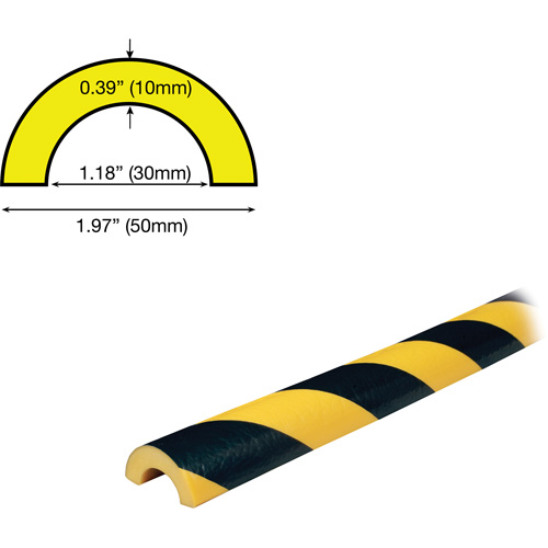 Butoir de protection de tuyau mod&egrave;le R30 5M, Longueur 2' (0,6096 m) Oxymax Inc