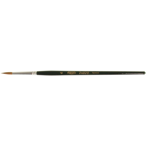 Pinceau d'artiste, Largeur de la brosse de 1/8", Martre rouge, Manche &agrave; Bois Oxymax Inc