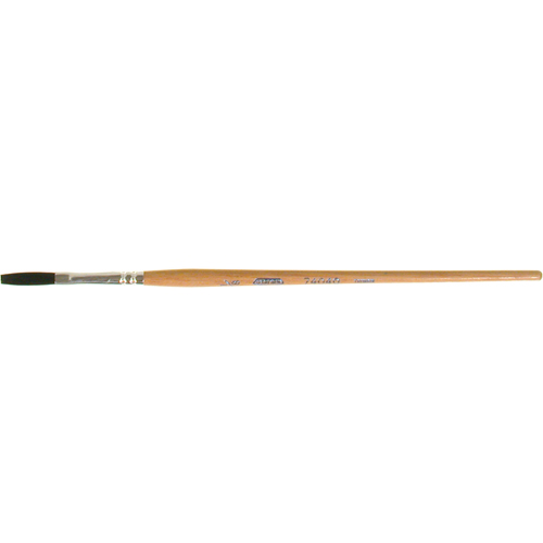 Pinceau une passe, Largeur de la brosse de 1/8", Soie de bœuf, Manche &agrave; Bois Oxymax Inc