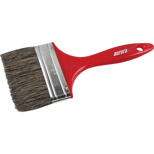 AP300 Series Paint Brush, Natural Bristles, Plastic Handle, 4" Width Oxymax Inc