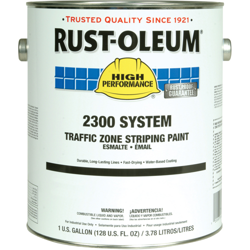 2300 System Traffic Zone Striping Paint, Yellow, Gallon Oxymax Inc