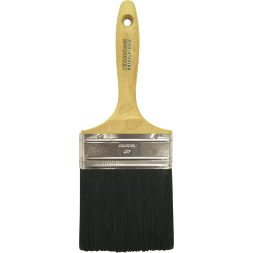 Straight Wall Paint Brush, Bristle, Wood Handle, 4" Width Oxymax Inc