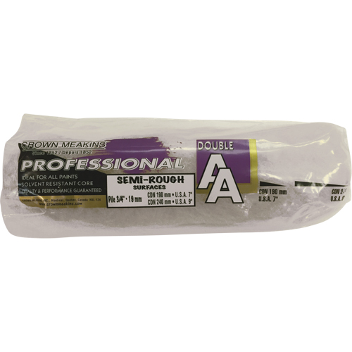 Manchon de rouleau &agrave; peinture synth&eacute;tique professionnel AA, Nap 19 mm (3/4"), 240 mm (9-1/2") l Oxymax Inc