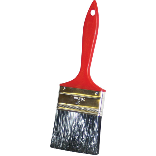 Pinceau &agrave; soies rases, Polyester, Manche Plastique, Largeur de 3" Oxymax Inc