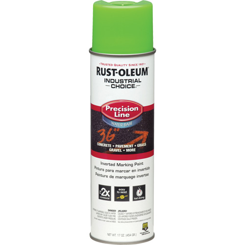 M1800 Water-Based Precision Line Marking Paint, 17 oz., Aerosol Can Oxymax Inc