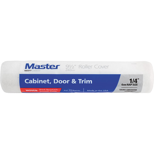 Master Woven Roller Cover, 6 mm (1/4") Nap, 240 mm (9-1/2") L Oxymax Inc