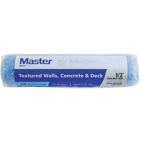 Master Knit Roller Cover, 13 mm (1/2") Nap, 240 mm (9-1/2") L Oxymax Inc