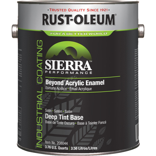 Sierra Performance Beyond Acrylic Enamel, Gallon, Tint Base Oxymax Inc
