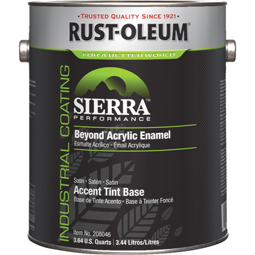 Sierra Performance Beyond Acrylic Enamel, Gallon, Tint Base Oxymax Inc