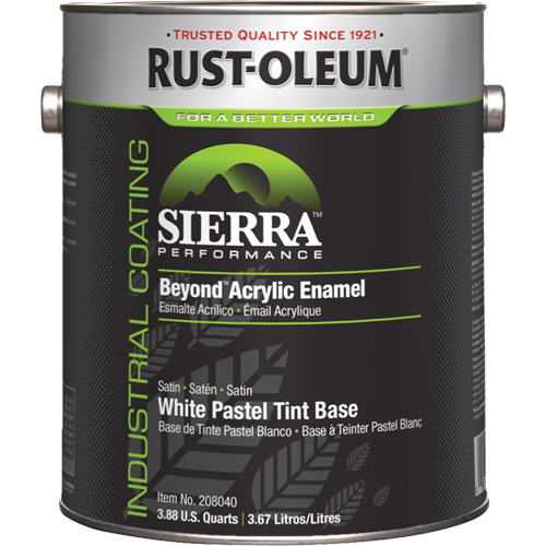Sierra Performance Beyond Acrylic Enamel, Gallon, Tint Base Oxymax Inc