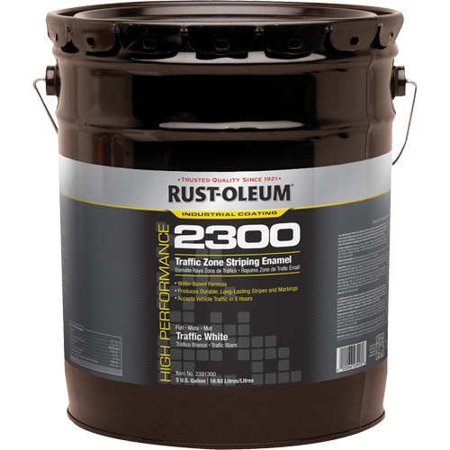 Peinture pour traçage de ligne invers&eacute;e Syst&egrave;me 2300 &agrave; haut rendement, Blanc, 5 gal., Seau Oxymax Inc