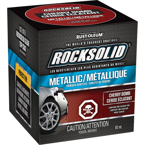 Additifs de poudre m&eacute;tallique RockSolid, 60 ml, Bouteille, Cerise &eacute;clatant Oxymax Inc