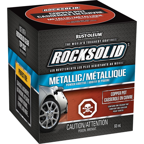 Additifs de poudre m&eacute;tallique RockSolid, 60 ml, Bouteille, Casserole en cuivre Oxymax Inc