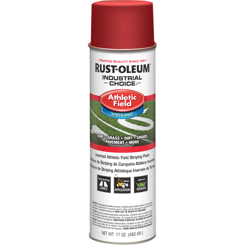 Peinture de lignage pour terrains de sport AF1600, Rouge, Canette a&eacute;rosol Oxymax Inc