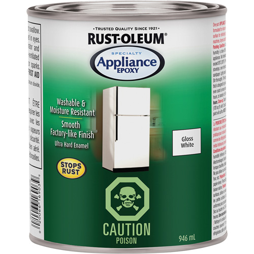 Specialty Appliance Epoxy, 946 ml, Can, White Oxymax Inc