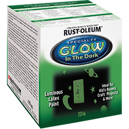 Specialty Glow-in-the-Dark Paint, 207 ml, Kit, Clear Oxymax Inc
