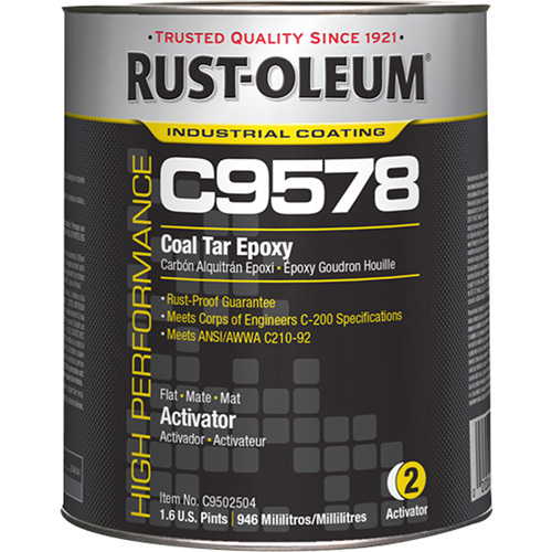 Activateur pour rev&ecirc;tement &eacute;poxydique &agrave; base de goudron de houille et &agrave; haute teneur en solides du syst&egrave;me C9578, 0,2 gal., Seau Oxymax Inc