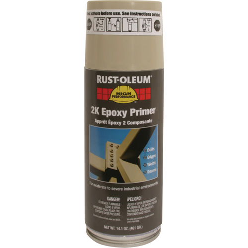 Appr&ecirc;t &eacute;poxydique 2K &agrave; haute performance en a&eacute;rosol du syst&egrave;me V2300, Beige, 14 oz, Canette a&eacute;rosol Oxymax Inc