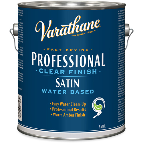 Varathane&reg; Professional Finish, 3.78 L, Clear, Satin Oxymax Inc