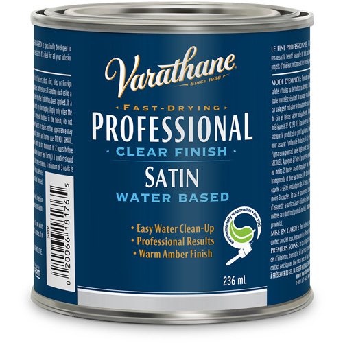 Varathane&reg; Professional Finish, 236 ml, Clear, Satin Oxymax Inc