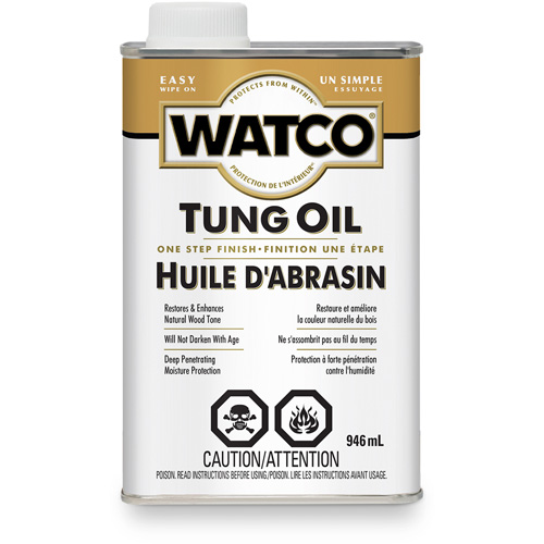 Huile dabrasin Watco, 946 ml, Transparent, Transparent Oxymax Inc