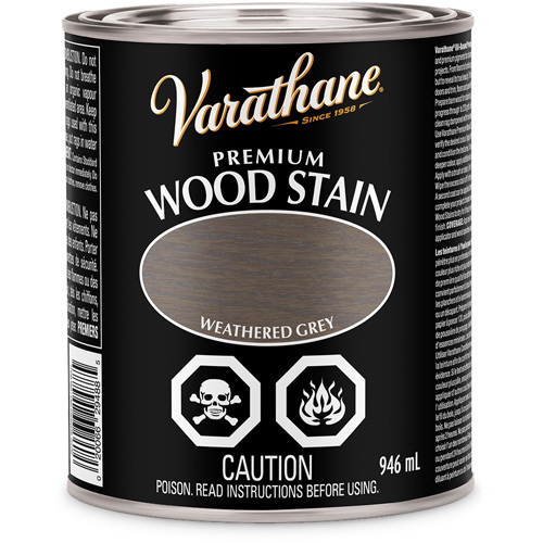 Varathane&reg; Premium Wood Stain, 946 ml, Weathered Grey Oxymax Inc