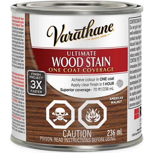 Varathane&reg; Ultimate Wood Stain, 236 ml, American Walnut Oxymax Inc