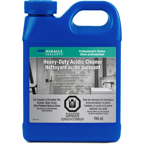 Nettoyant acide puissant Miracle Sealants, Cruche Oxymax Inc