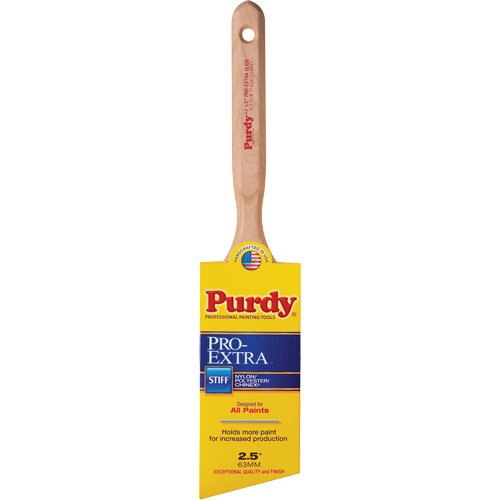 Pro-Extra Glide Paint Brush, Blended Material, Wood Handle, 2-1/2" Width Oxymax Inc