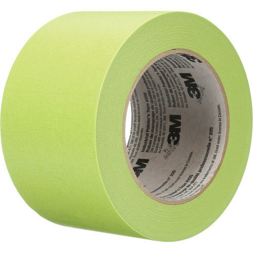 Industrial Painter's Tape 205, 72 mm (2-4/5") x 55 m (180'), Green Oxymax Inc