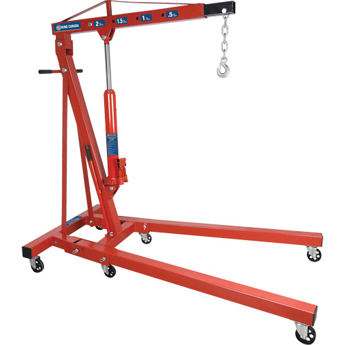 2-Ton Folding Shop Crane, 4000 lbs. (2 tons) Capacity Oxymax Inc