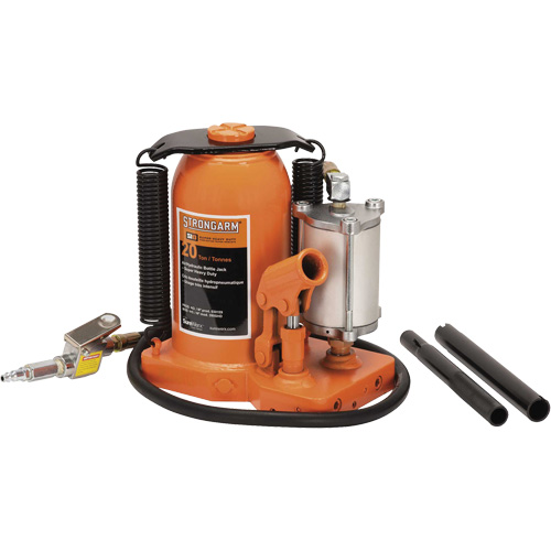 380C Cric-bouteille, 20 tonne(s), Air comprim&eacute;/hydraulique, 20-5/8" Hauteur &eacute;lev&eacute;e Oxymax Inc