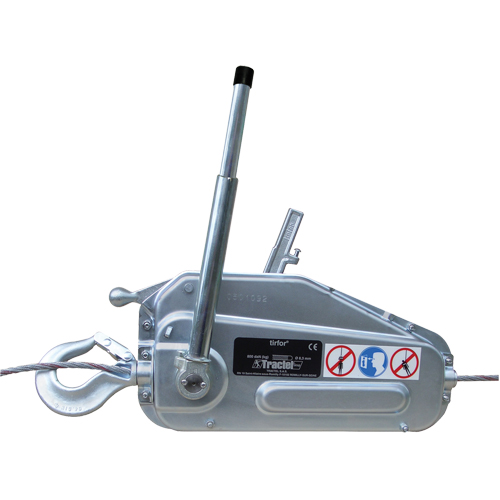 Tirfor&reg; Wire Rope Hoist - TU17, 5/16" Wire Diameter, 2000 lbs. (1 tons) Capacity Oxymax Inc
