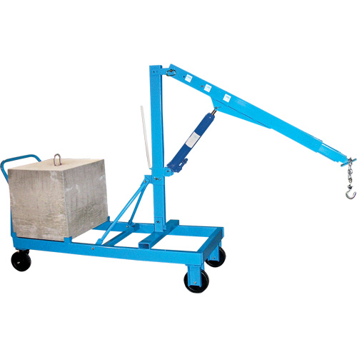 Potences de levage - Fl&egrave;che inverse, Lev&eacute;e 8', 3000 lb (1,5 tonne), 57" bras, 78" ha Oxymax Inc