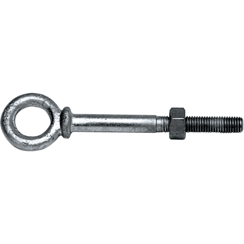 Eye Bolts, 3/8" Dia., 2-1/2" L, Galvanized, 1200 lbs. (0.6 tons) Capacity Oxymax Inc