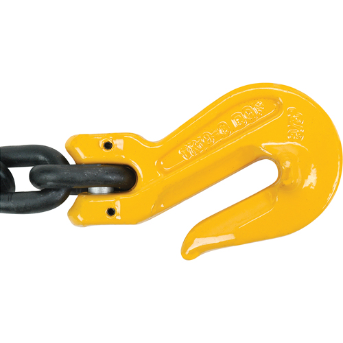 Chain Slings, 80 Chain, Double Legs, Oblong & Slip Hooks, 5/8" x 10' Oxymax Inc