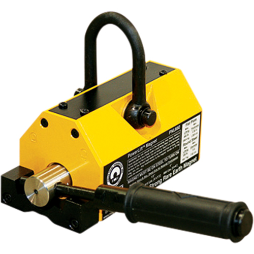 Powerlift&reg; Magnets, 800 lbs. (0.4 tons) Holding Cap., 7-7/8" L x 3-5/8" W x 8-7/8" H Oxymax Inc