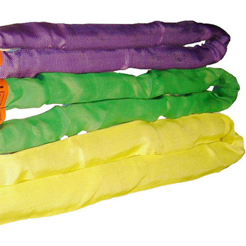 Round Slings, Yellow, 2" W x 6' L, 9000 lbs. Vertical Load Oxymax Inc