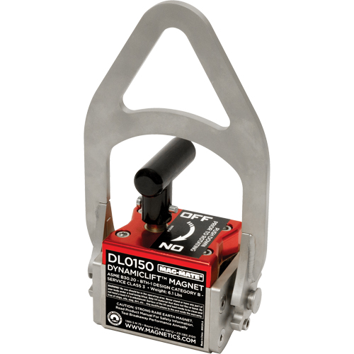 Dynamic Lift Magnets, 150 Holding Cap., 5" L x 2" W x 9" H Oxymax Inc