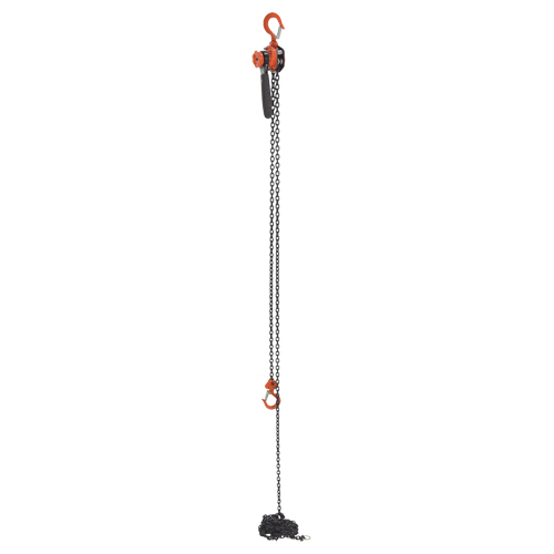 Mini palan &agrave; levier, Lev&eacute;e 15', Cabacit&eacute; 500 lb (0,25 tonne), Chaîne en Acier Oxymax Inc