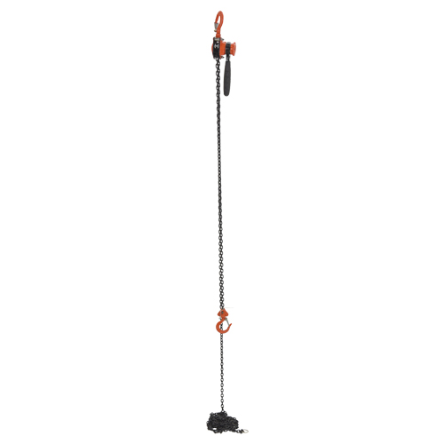 Mini palan &agrave; levier, Lev&eacute;e 15', Cabacit&eacute; 500 lb (0,25 tonne), Chaîne en Acier Oxymax Inc