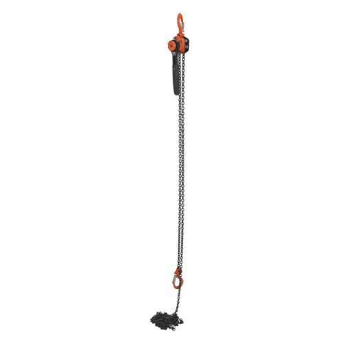 Mini palan &agrave; levier, Lev&eacute;e 15', Cabacit&eacute; 1000 lb (0,5 tonne), Chaîne en Acier Oxymax Inc