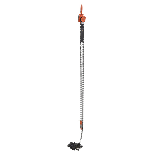Mini palan &agrave; levier, Lev&eacute;e 20', Cabacit&eacute; 1000 lb (0,5 tonne), Chaîne en Acier Oxymax Inc