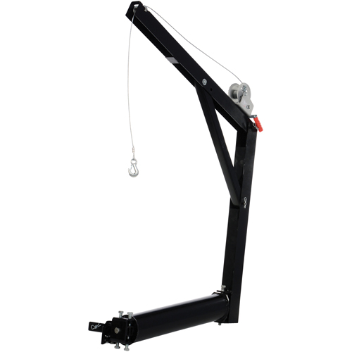 Hitch Mounted Truck Jib Crane, 600 lbs. (0.3 tons) Capacity, 84-5/8" Max. Clearance Oxymax Inc