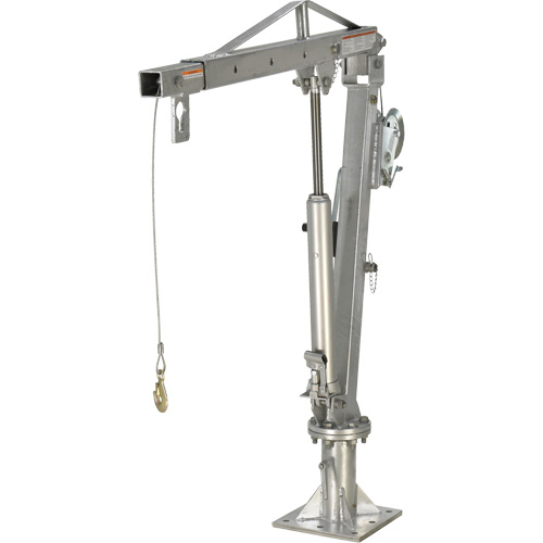 Winch Operated Truck Jib Crane, 1000 lbs. (0.5 tons) Capacity, 97" Max. Clearance Oxymax Inc