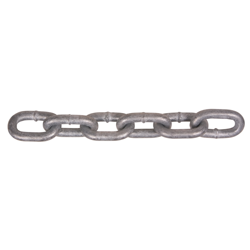 Hot-Dipped Galvanized Chains, Carbon Steel, 1/8" x 1250' (381 m) L, Grade 30, 325 lbs. (0.1625 tons) Load Capacity Oxymax Inc