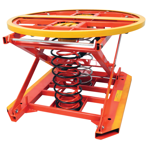 Nivelleur et positionneur &agrave; ressort pour palette, 43-1/2" lo x 43-1/2" la, Capacit&eacute; 4500 lb Oxymax Inc