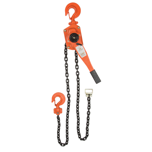 Lever Chain Hoist, 5' Lift, 6000 lbs. (3 tons) Capacity, Alloy Steel Chain Oxymax Inc