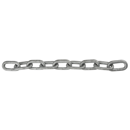 Straight Link Chain, Low Carbon Steel, 5/8" x 150' (45.7 m) L, Grade 30, 6900 lbs. (3.45 tons) Load Capacity Oxymax Inc