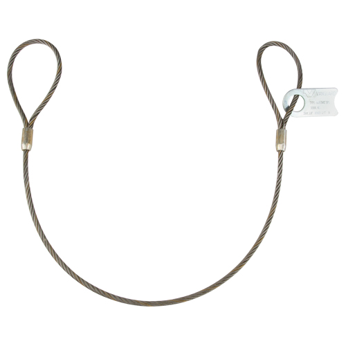 &eacute;lingue de levage &agrave; c&acirc;ble m&eacute;tallique - deux boucles Oxymax Inc